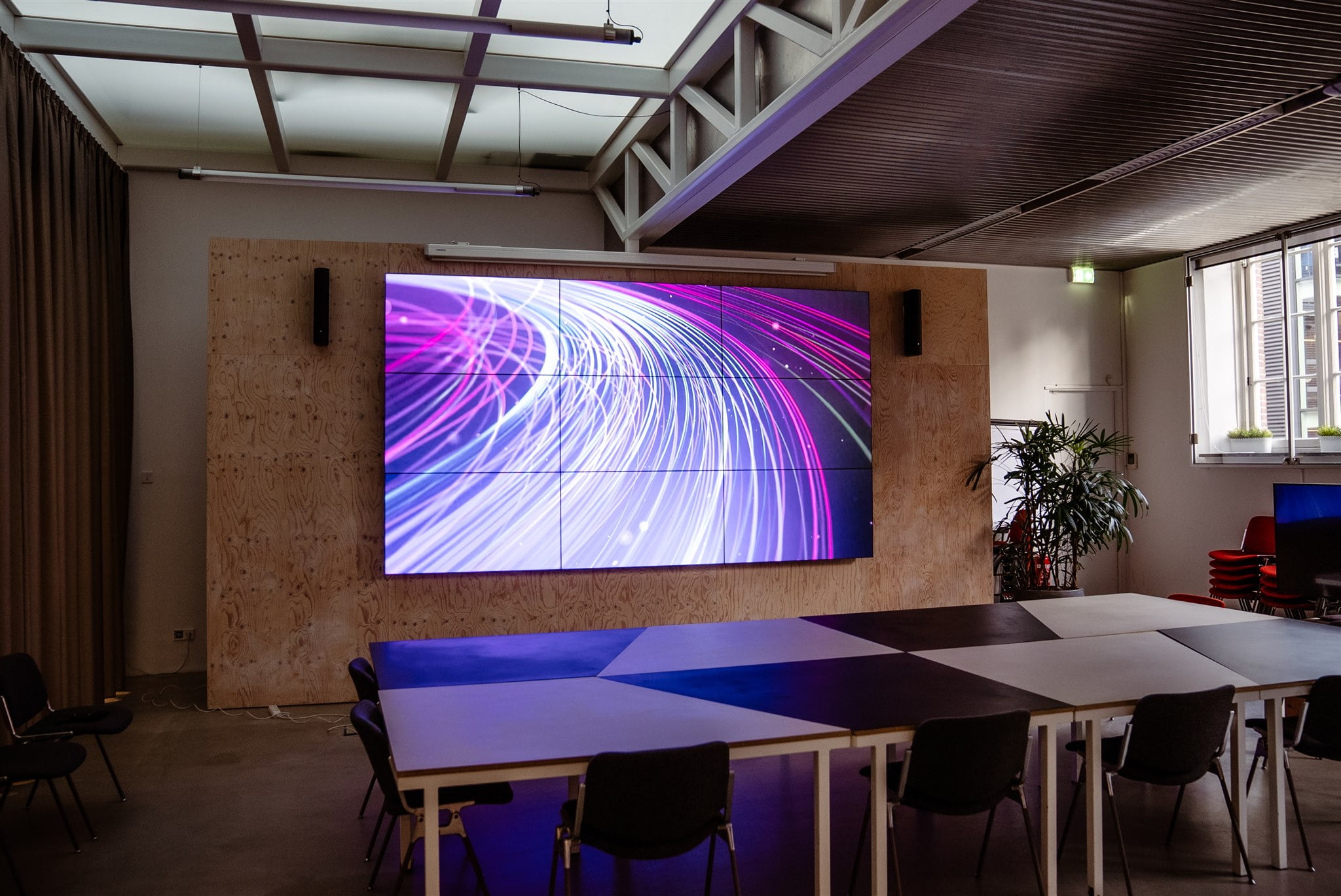 Schitterende videowall