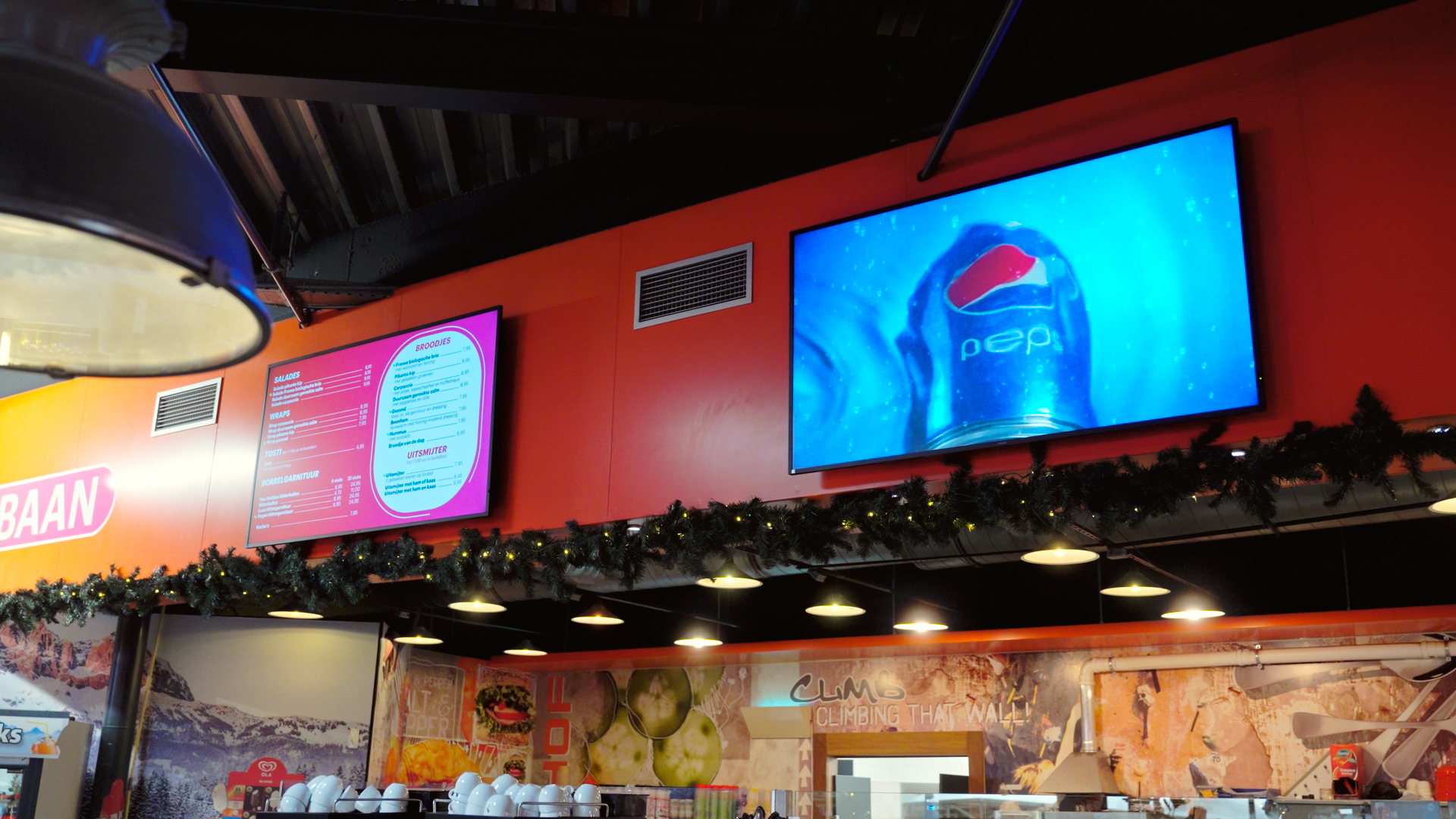 Menu TV Uithof Marketing in Beeld met pepsi