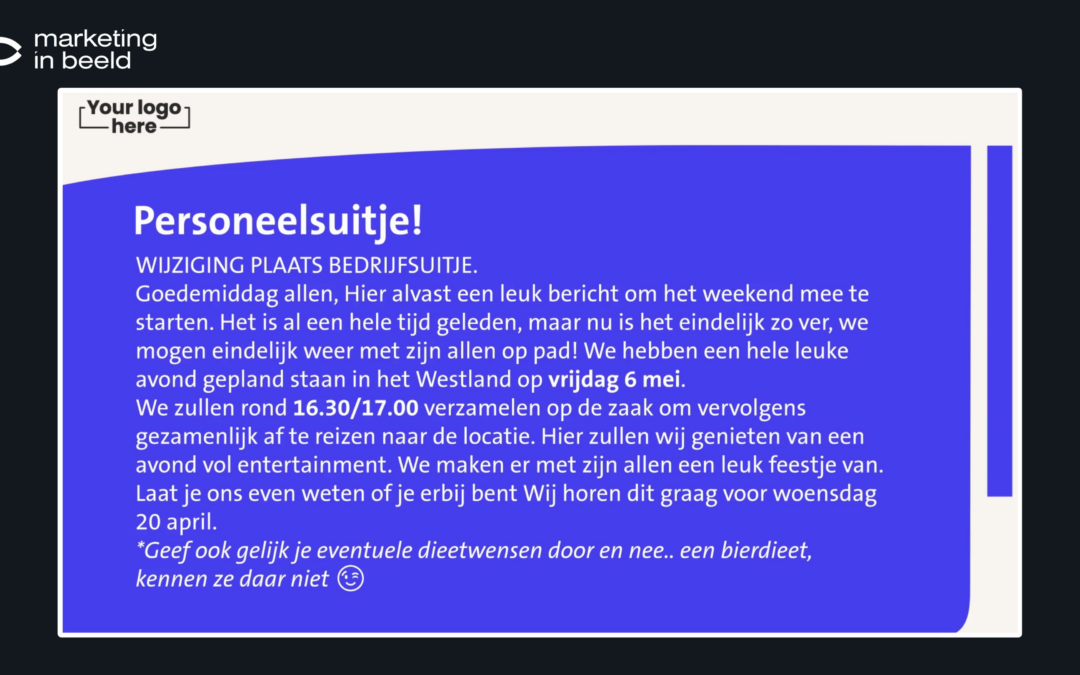 De kracht van narrowcasting gecombineerd met Bundeling!