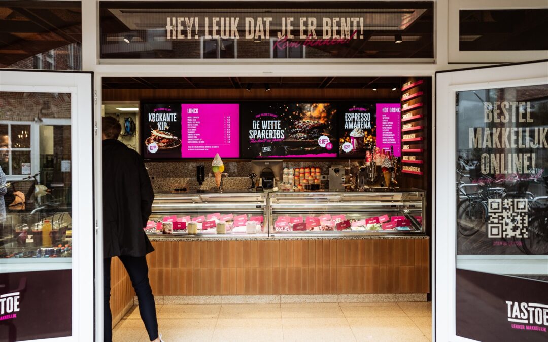 Marketing in Beeld Digitale menuborden in de horeca brance