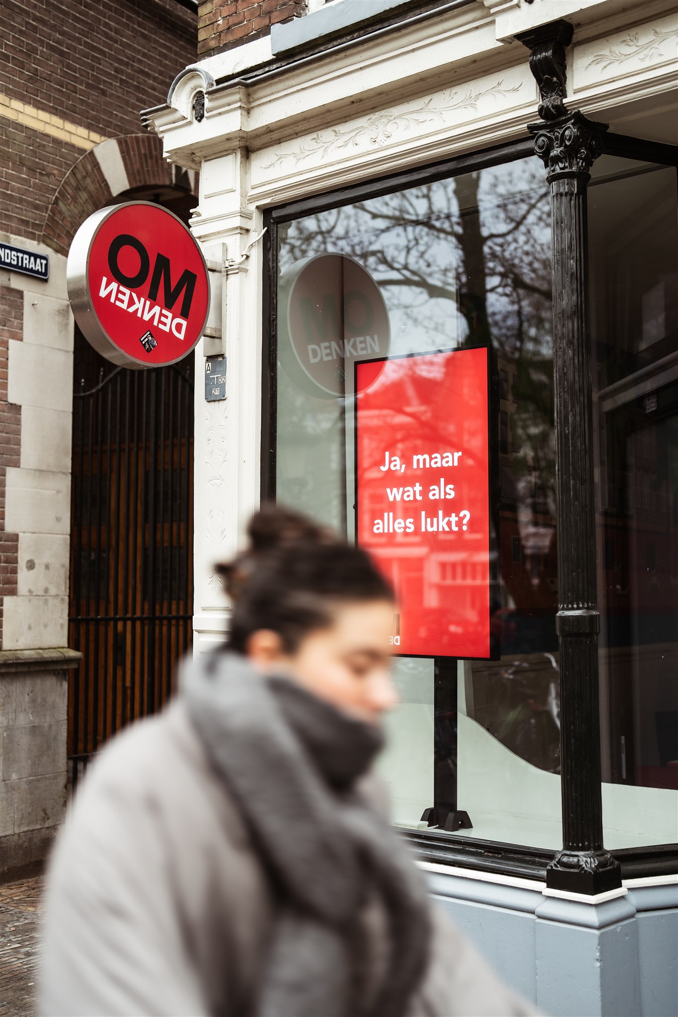 narrowcasting bij OM DENKEN om meer mensen binnen te halen